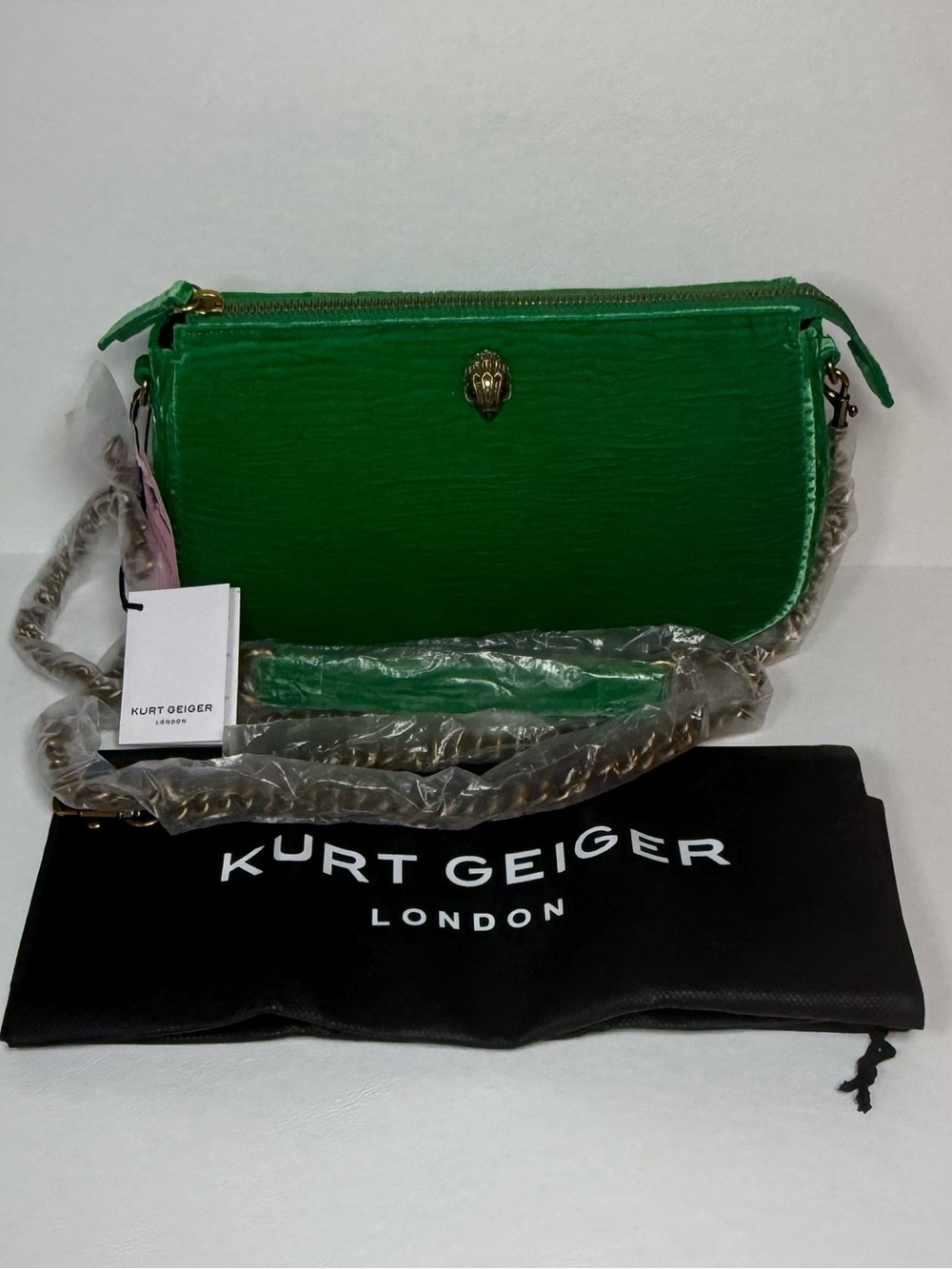 Kurt Geiger The Kew Green Crossbody Bag